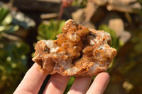 Natural Golden Limonite Quartz Clusters  x 6 From Mwinilunga, Zambia - TopRock