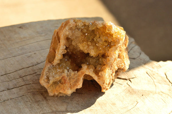 Natural Golden Limonite Quartz Clusters  x 6 From Mwinilunga, Zambia - TopRock