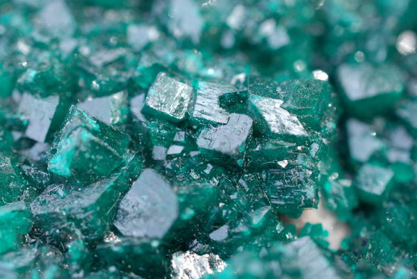 Natural Breath Taking Dioptase Display Piece (Bright Green Emerald Crystals) x 1 From Tantara, Congo - TopRock