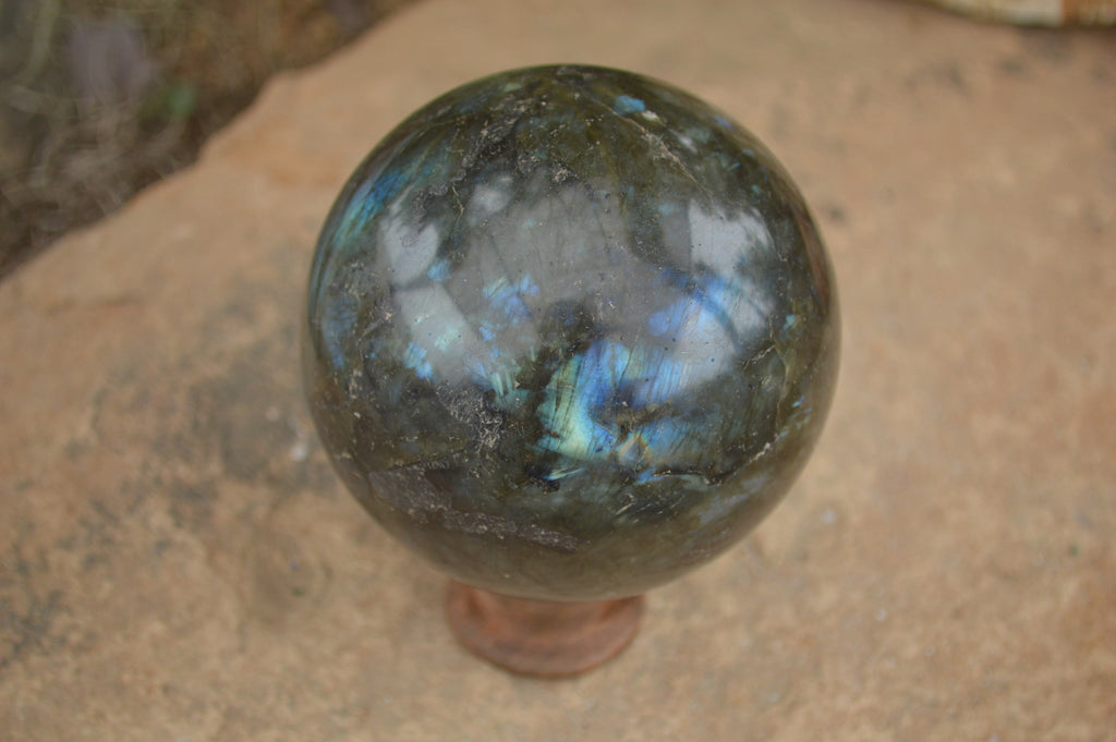 Polished Labradorite Spheres With Subtle Flash x 3 From Tulear, Madagascar - TopRock