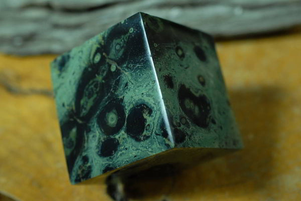 Polished Stromatolite / Nebula Stone Kombaba Standing Cube x 1 From Katsepy, Madagascar - TopRock