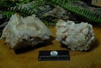Natural Quartz Crystal Clusters x 2 From Zambia - TopRock