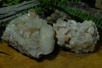 Natural Quartz Crystal Clusters x 2 From Zambia - TopRock