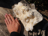Natural White Phantom Castle Window Quartz Cluster x 1 From Ivato, Madagascar - Toprock Gemstones and Minerals 