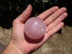Polished Gemmy Pink Rose Quartz Spheres With Asterisms In Some  x 6 From Ambatondrazaka, Madagascar - TopRock