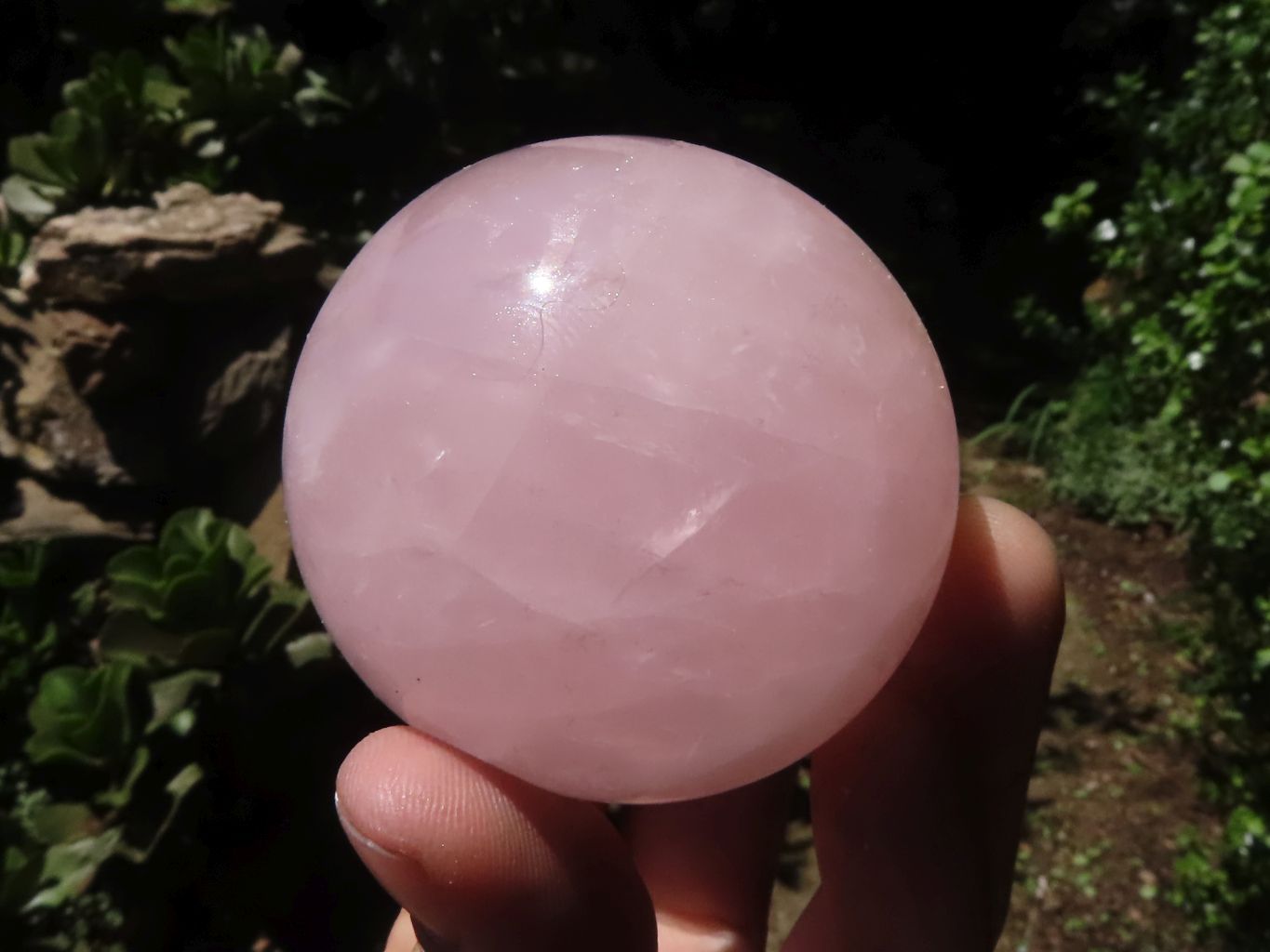 Polished Gemmy Pink Rose Quartz Spheres With Asterisms In Some  x 6 From Ambatondrazaka, Madagascar - TopRock