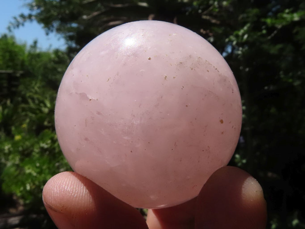Polished Gemmy Pink Rose Quartz Spheres With Asterisms In Some  x 6 From Ambatondrazaka, Madagascar - TopRock