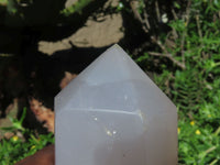 Polished Rose Quartz Crystal Points x 3 From Madagascar - TopRock