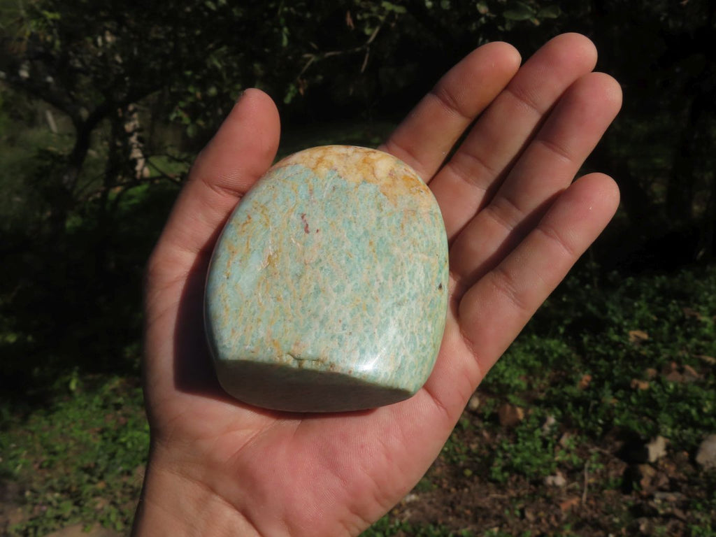 Polished Blue Kobi Amazonite Free Forms x 12 From Zimbabwe - TopRock
