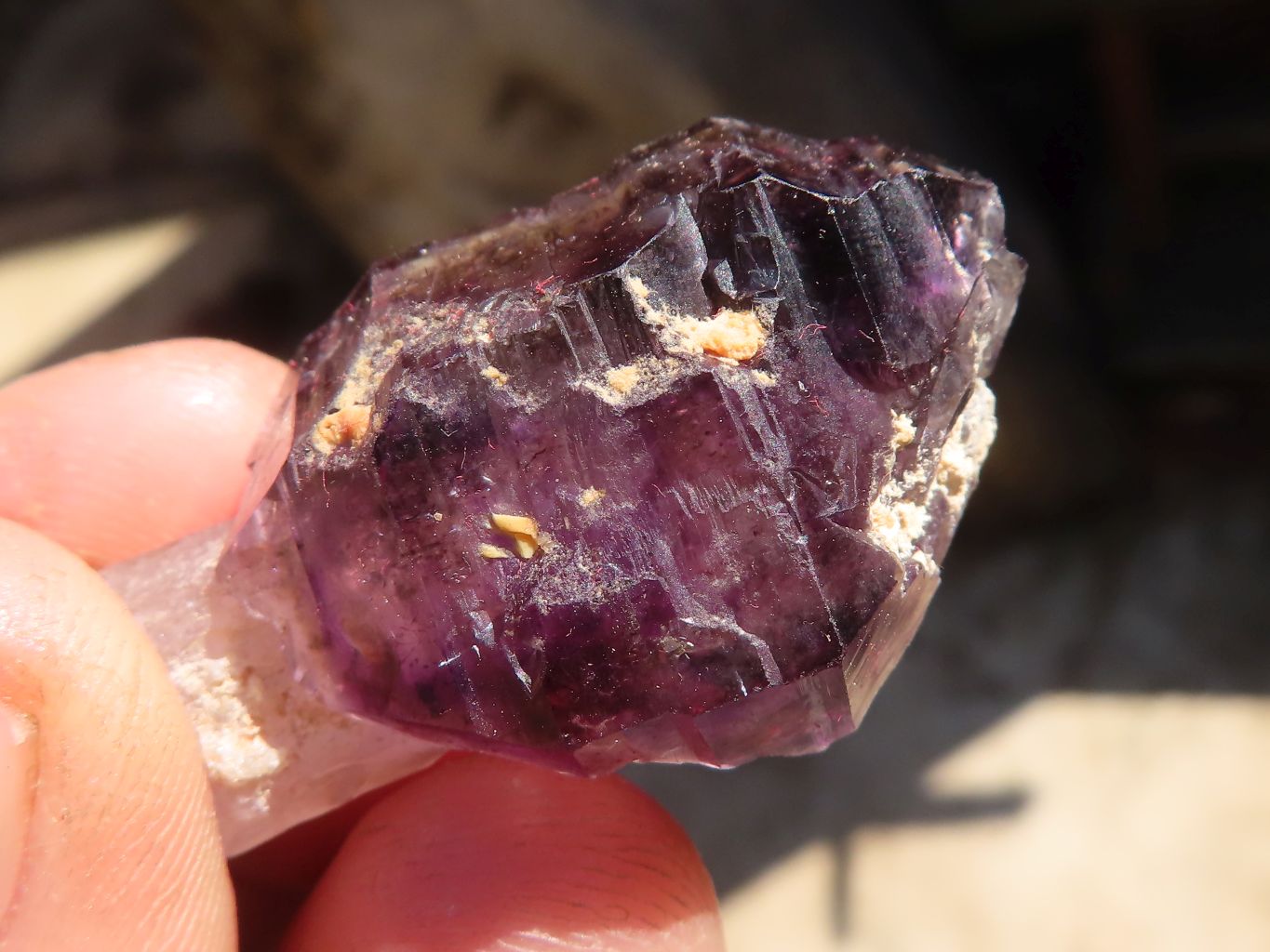 Natural Window Amethyst Crystals  x 20 From Chiredzi, Zimbabwe - Toprock Gemstones and Minerals 