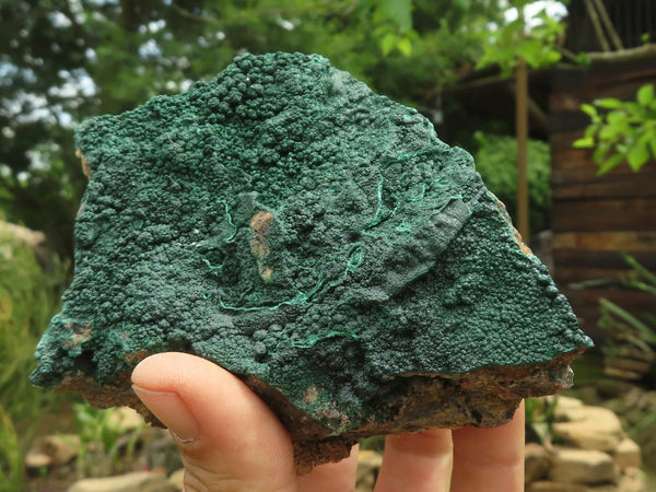 Natural Micro Botryoidal Crystalline Malachite Specimens  x 3 From Congo - TopRock