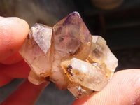 Natural Window Amethyst Crystals  x 20 From Chiredzi, Zimbabwe - Toprock Gemstones and Minerals 