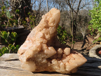 Natural Large Cascading Candle Quartz Specimens  x 2 From Madagascar - Toprock Gemstones and Minerals 