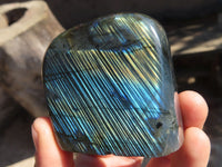 Polished Labradorite Standing Free Forms  x 6 From Tulear, Madagascar - Toprock Gemstones and Minerals 
