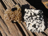 Natural Schorl Black Tourmaline Specimens x 6 From Erongo, Namibia
