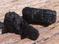 Natural Small Black Alluvial Tourmaline / Schorl Crystals  x 63 From Zimbabwe - TopRock