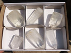 Polished Clear Quartz Crystal Points  x 6 From Madagascar - Toprock Gemstones and Minerals 