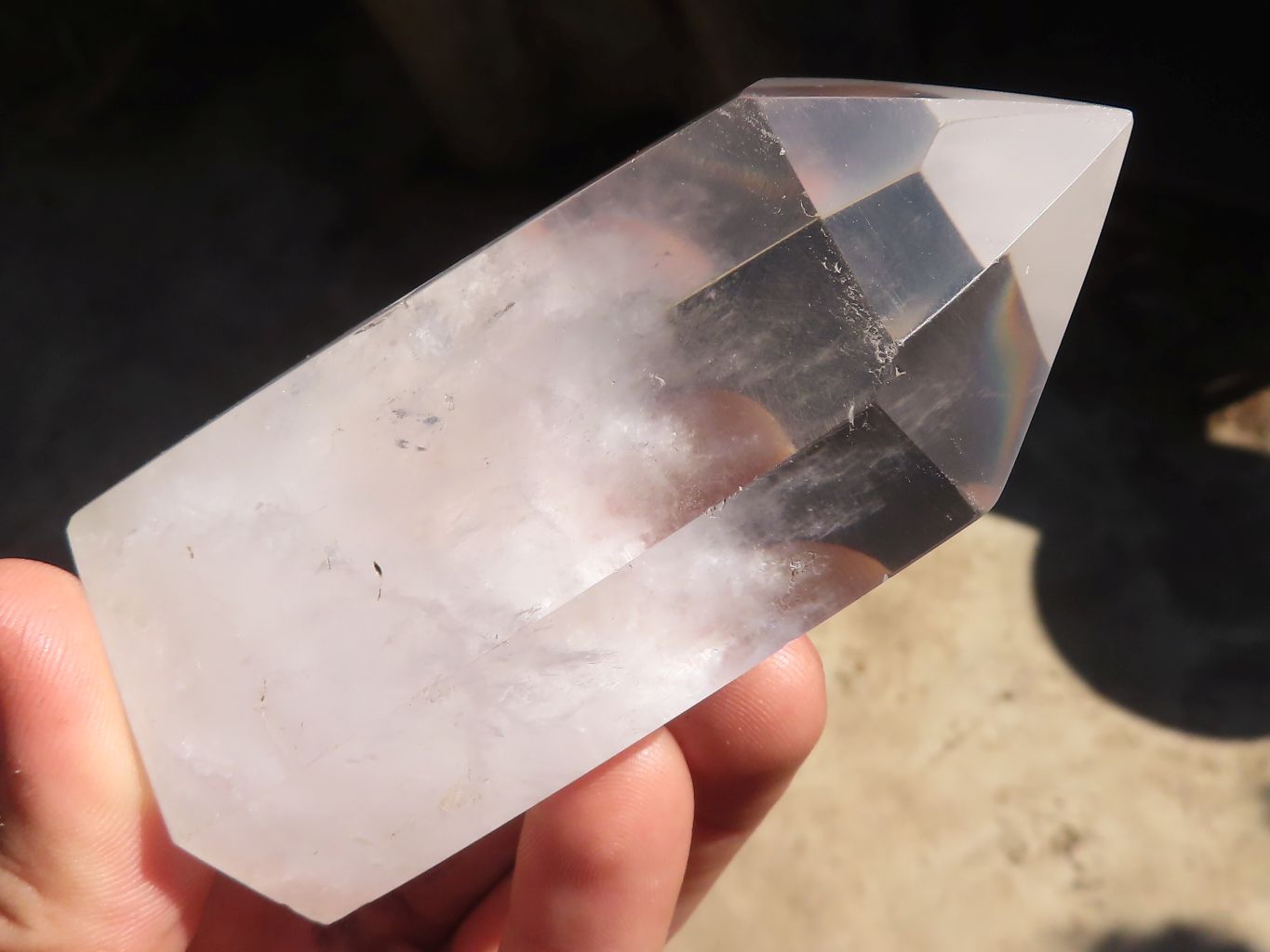 Polished Clear Quartz Crystal Points  x 6 From Madagascar - Toprock Gemstones and Minerals 