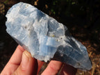 Natural New Sky Blue Calcite Specimens  x 12 From Spitzkop, Namibia - Toprock Gemstones and Minerals 