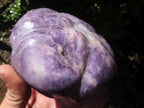 Polished Purple Lepidolite Pumpkin Carvings  x 3 From Zimbabwe - TopRock