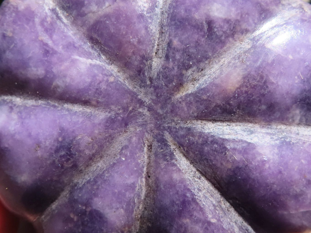 Polished Purple Lepidolite Pumpkin Carvings  x 3 From Zimbabwe - TopRock