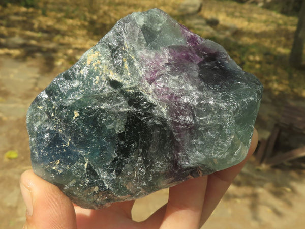 Natural Selected Watermelon Fluorite Cobbed Specimens (Stone Sealed) x 4 From Uis, Namibia - TopRock