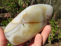 Polished Agate Standing Free Forms x 4 From Madagascar - Toprock Gemstones and Minerals 