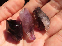 Natural Mini Smokey Amethyst Window Quartz Crystals  x 70 From Chiredzi, Zimbabwe - Toprock Gemstones and Minerals 