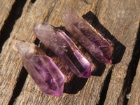 Natural Mini Smokey Amethyst Window Quartz Crystals  x 70 From Chiredzi, Zimbabwe - Toprock Gemstones and Minerals 
