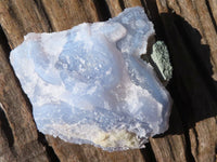 Natural Etched Blue Chalcedony Specimens  x 6 From Nsanje, Malawi - Toprock Gemstones and Minerals 