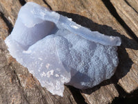 Natural Etched Blue Chalcedony Specimens  x 6 From Nsanje, Malawi - Toprock Gemstones and Minerals 