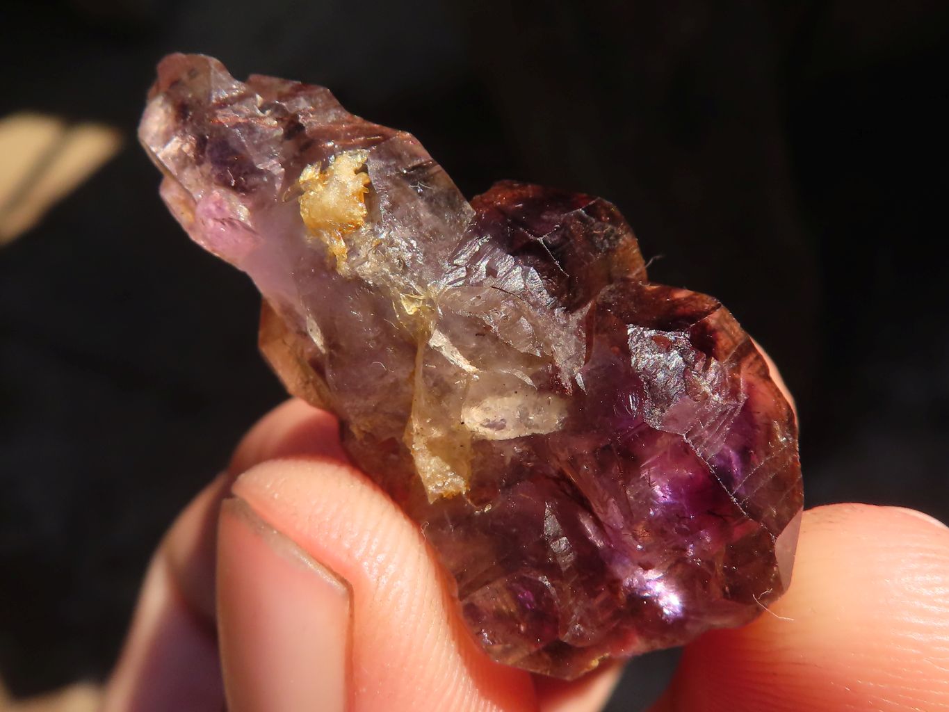 Natural Lovely Smokey Amethyst Window Quartz Crystals  x 35 From Chiredzi, Zimbabwe - Toprock Gemstones and Minerals 
