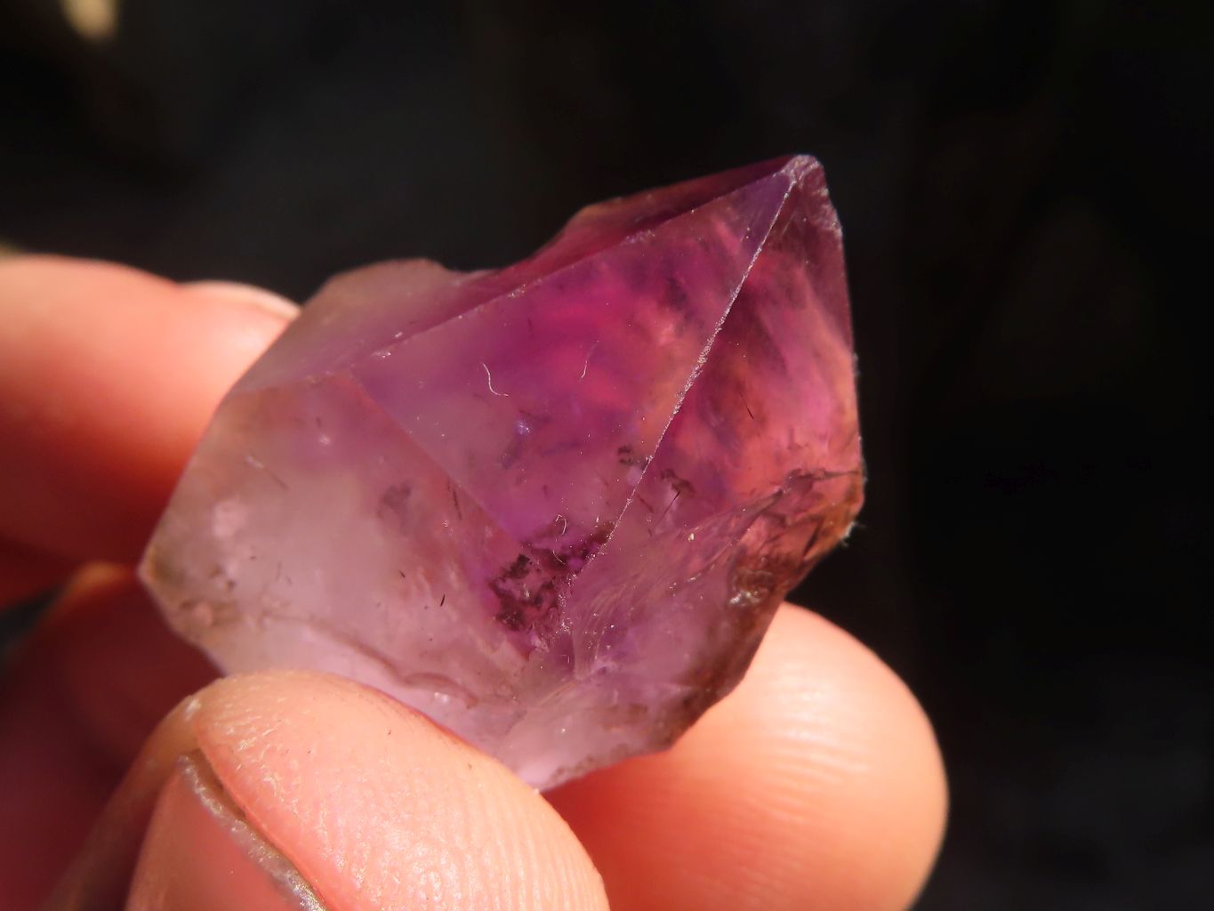Natural Lovely Smokey Amethyst Window Quartz Crystals  x 35 From Chiredzi, Zimbabwe - Toprock Gemstones and Minerals 