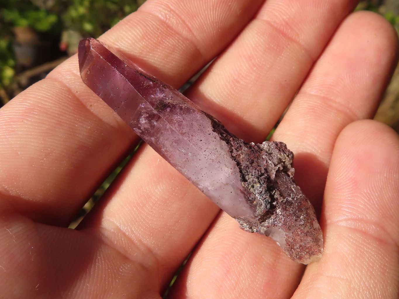 Natural Lovely Smokey Amethyst Window Quartz Crystals  x 35 From Chiredzi, Zimbabwe - Toprock Gemstones and Minerals 