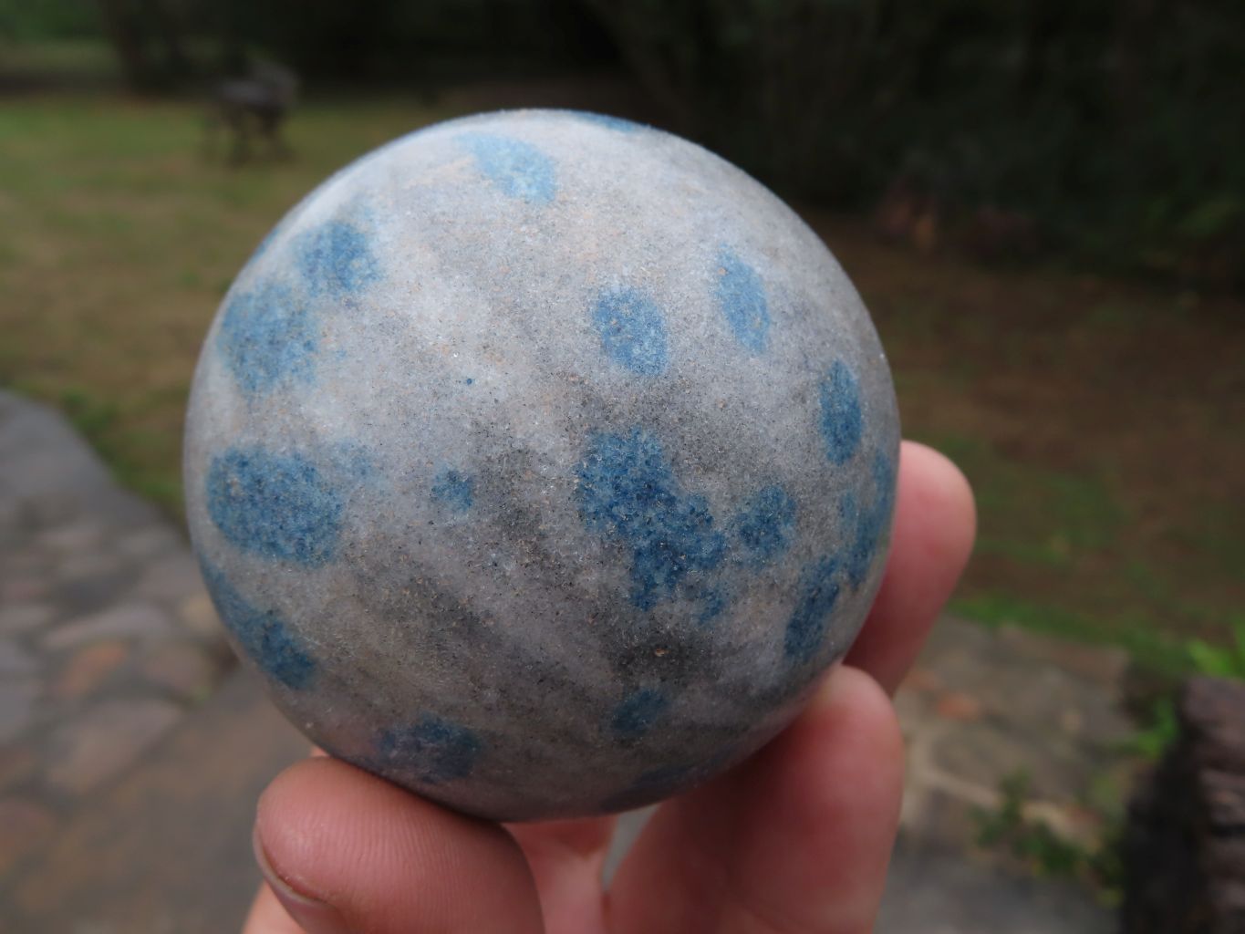 Polished Blue Spotted Spinel Spheres x 6 from Madagascar – Toprock ...