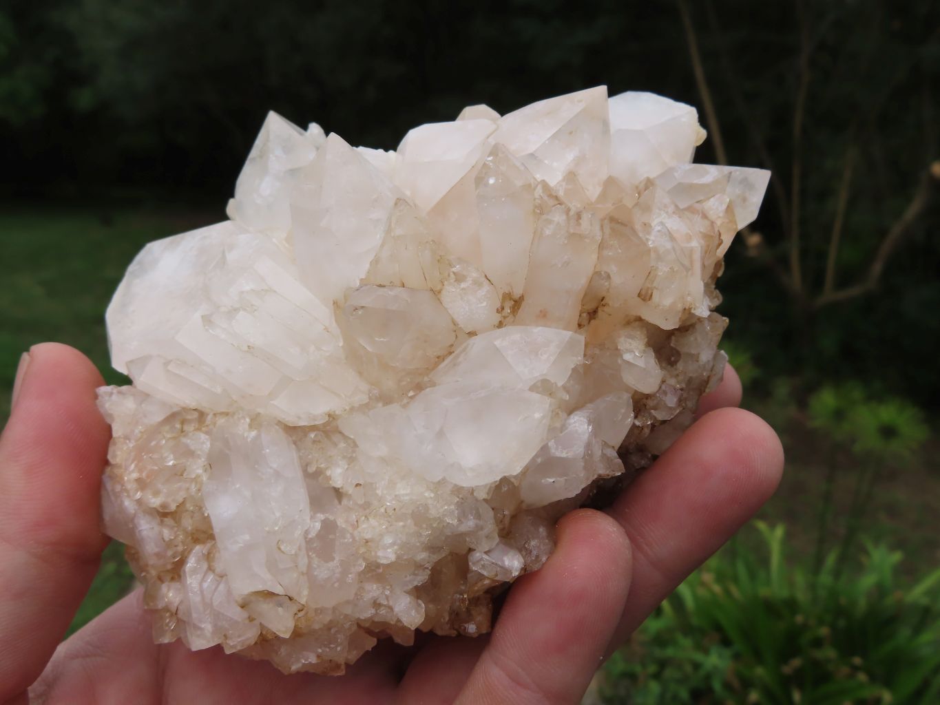 Natural Small Décor Quartz Clusters x 3 From Madagascar - TopRock