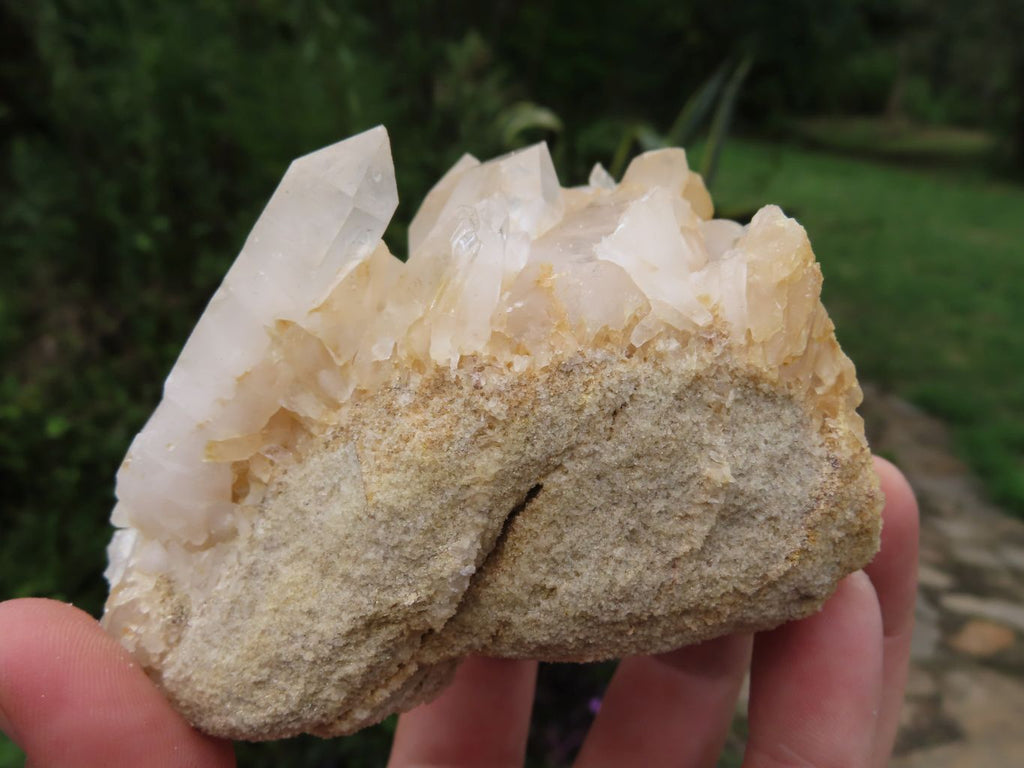 Natural Small Décor Quartz Clusters x 3 From Madagascar - TopRock