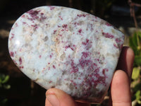 Polished Rubellite Pink Tourmaline Standing Free Forms x 3 From Ambatondrazaka, Madagascar - Toprock Gemstones and Minerals 