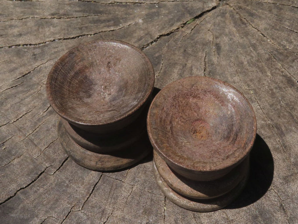 Polished Rare Iolite / Water Sapphire Spheres With Wooden Stands  x 4 From Madagascar - TopRock