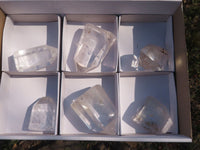 Polished Gorgeous Semi Optic Quartz Points  x 6 From Madagascar - TopRock