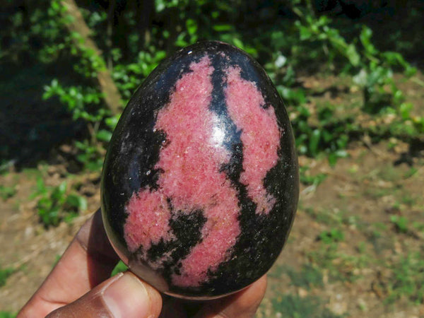 Polished Rhodonite Eggs x 4 From Madagascar - TopRock