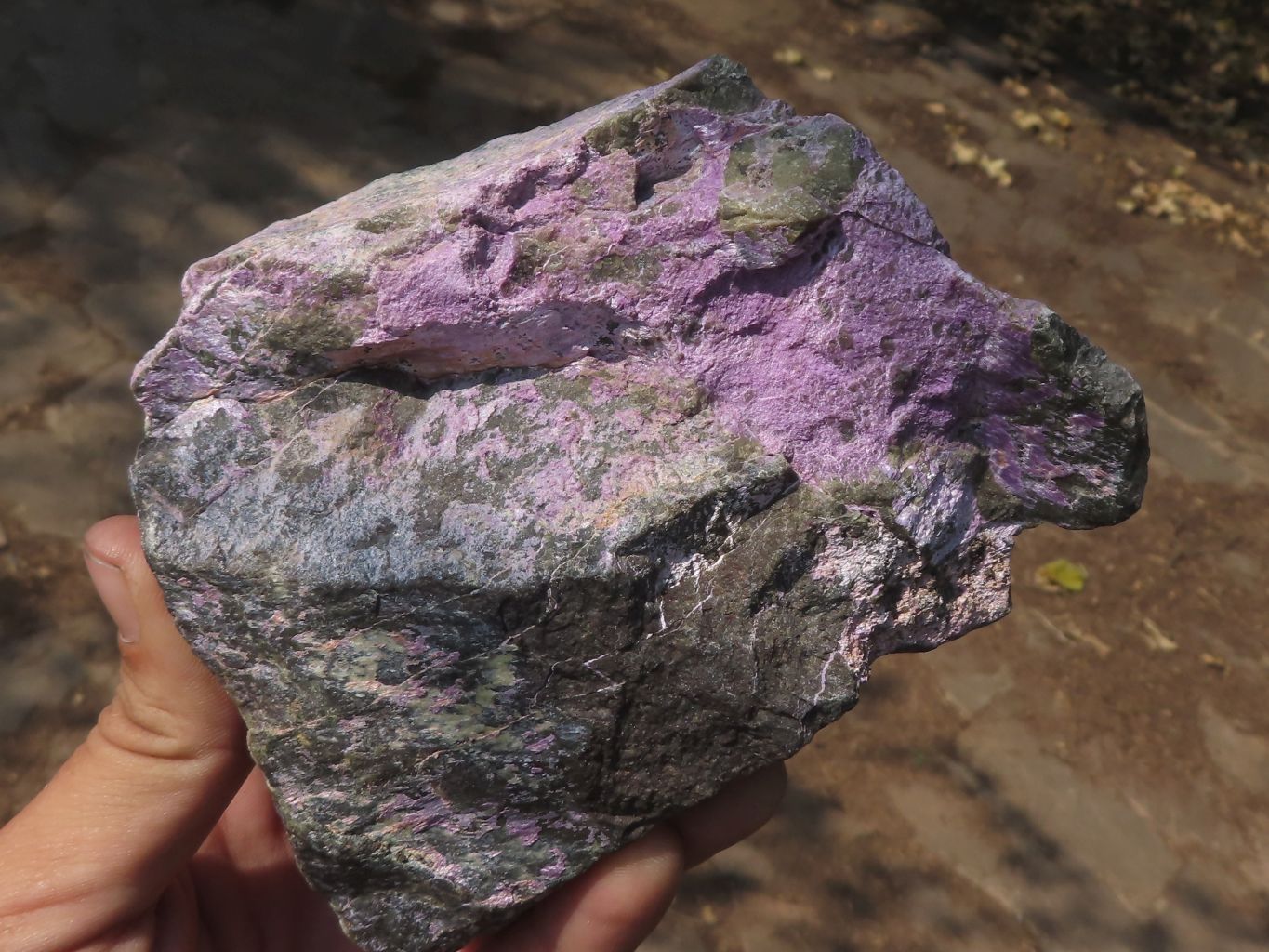 Natural Large Rough Silky Stichtite Specimens  x 3 From Barberton, South Africa - TopRock