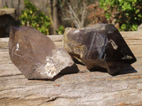 Natural Smokey Quartz Crystal Specimens x 3 From Malawi - Toprock Gemstones and Minerals 