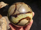 Polished Septaria Spheres x 2 From Madagascar - Toprock Gemstones and Minerals 