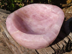 Polished Pink Rose Quartz Bowl x 1 From Ambatondrazaka, Madagascar - Toprock Gemstones and Minerals 
