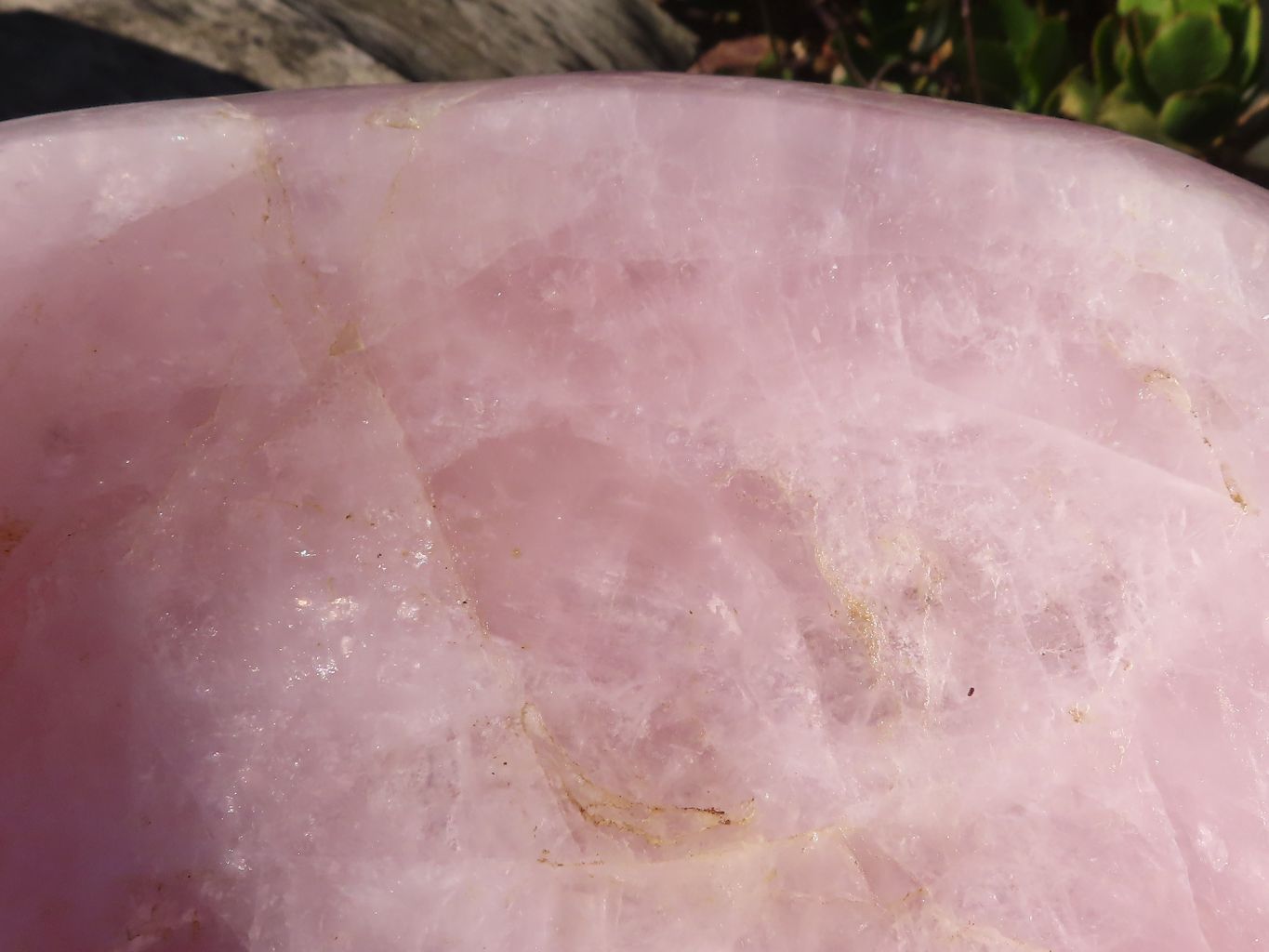 Polished Pink Rose Quartz Bowl x 1 From Ambatondrazaka, Madagascar - Toprock Gemstones and Minerals 