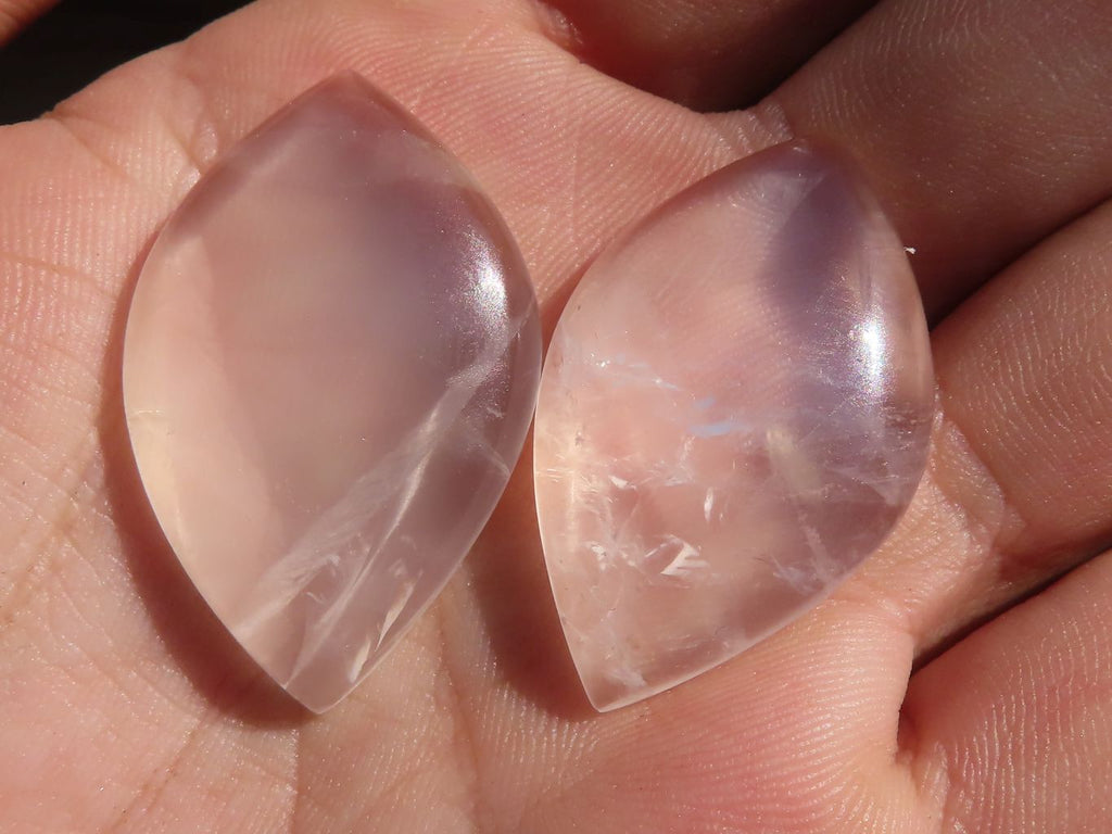 Polished Clear Rock Crystal Angel Tears x 35 From Madagascar - Toprock Gemstones and Minerals 