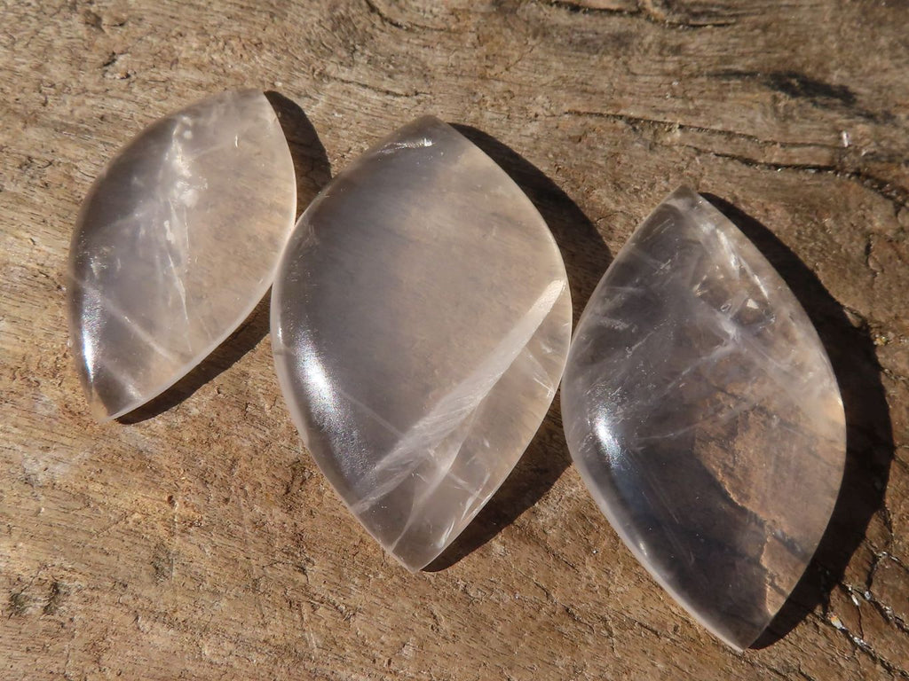 Polished Clear Rock Crystal Angel Tears x 35 From Madagascar - Toprock Gemstones and Minerals 