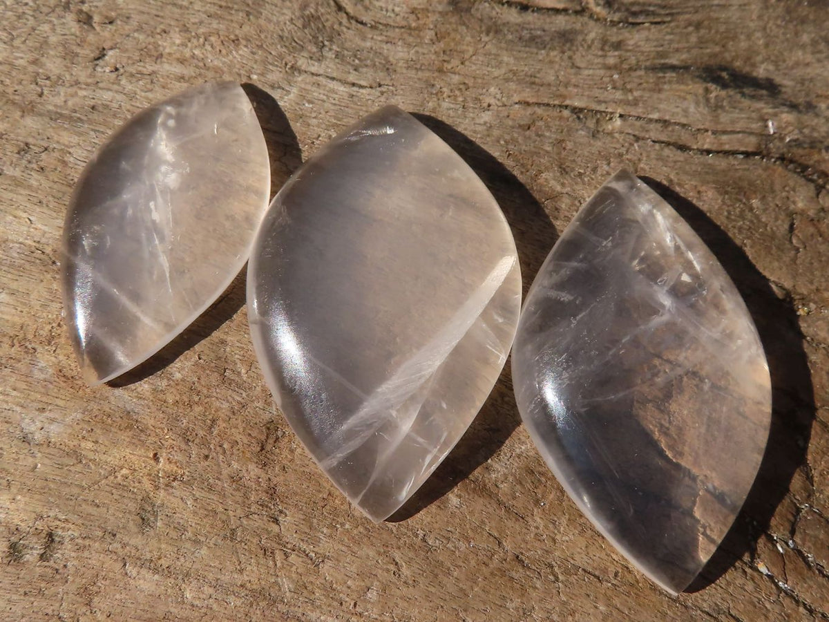 Polished Clear Rock Crystal Angel Tears x 35 From Madagascar - Toprock Gemstones and Minerals 