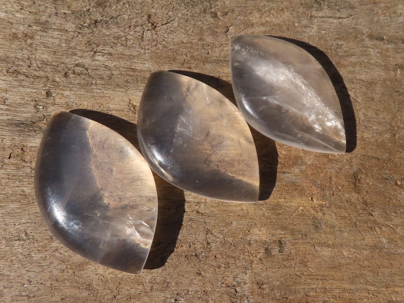 Polished Clear Rock Crystal Angel Tears x 35 From Madagascar - Toprock Gemstones and Minerals 